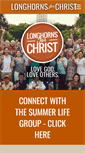 Mobile Screenshot of longhornsforchrist.org